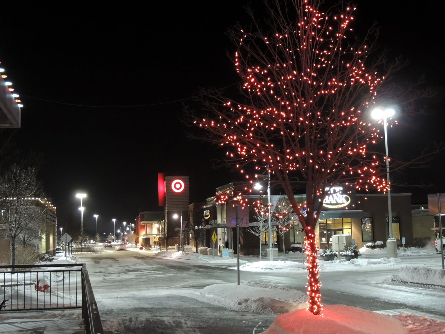 Red LED Tree, Richfield, MN